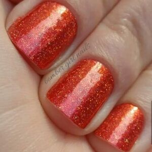 *Retired, HTF* Color Street: Trick or Treat Yourself | Halloween Orange Glitter
